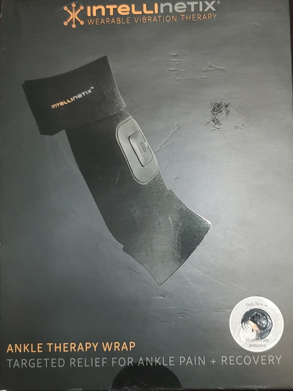 NEW Intellinetix Wearable Vibration Therapy Foot & Ankle Wrap for Recovery